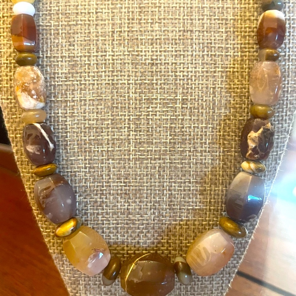 Jay King Opal in Chalcedony necklace